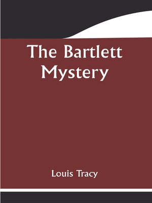 cover image of The Bartlett Mystery
